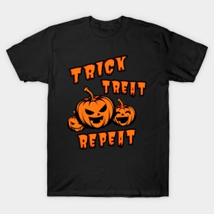 Halloween Gift Funny Saying Horror Pumpkin T-Shirt